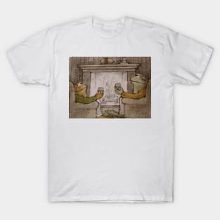 Frog and Toad drinking together T-Shirt